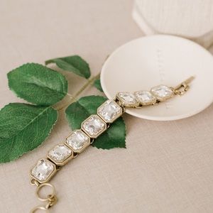 Chloe + Isabel Glam Square-Cut Crystal Bracelet